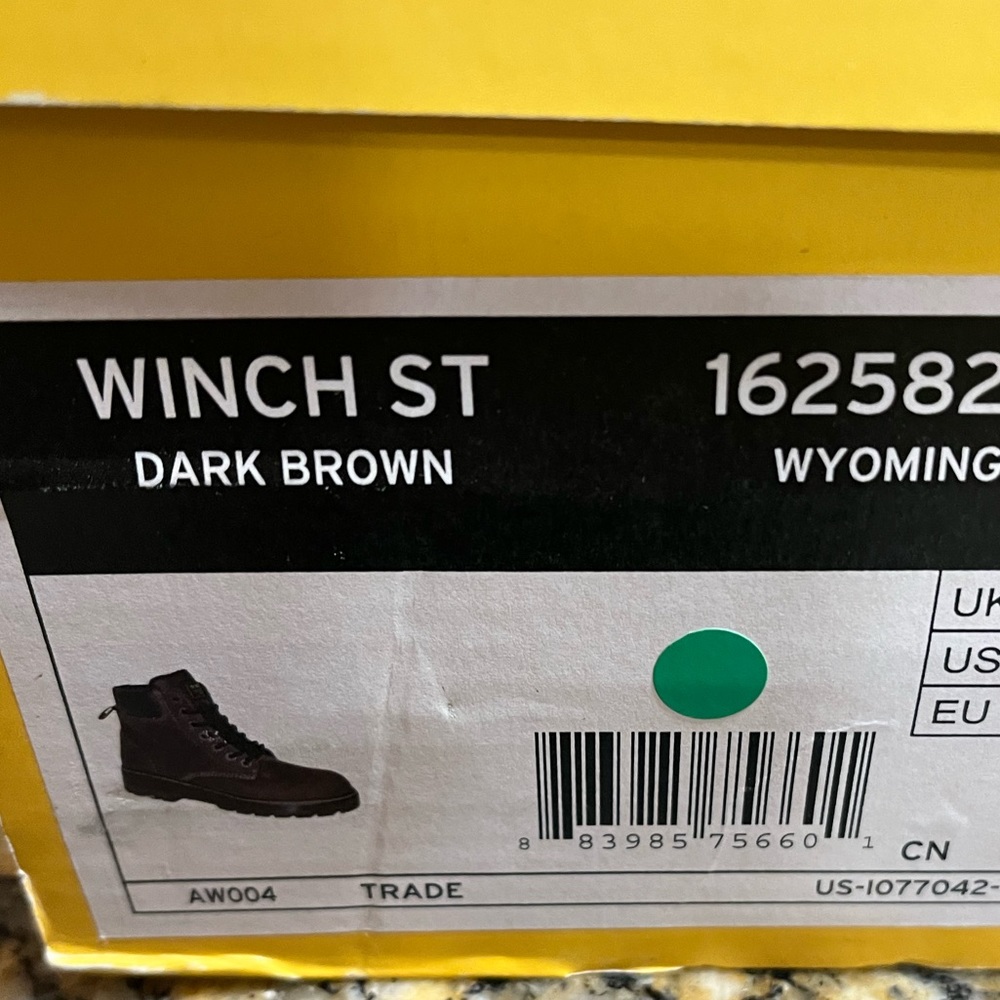 Dr Martens steel toe work boots. Color Brown. Size 11 US men. New with tags.